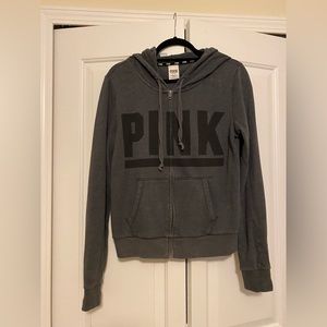 PINK hoodie zip up sweater Victoria’s Secret